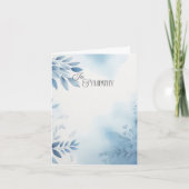 Condolence-Karte für das Beileid Dankeskarte (Vorderseite)