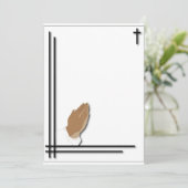 Condolence-Karte Karte (Stehend Vorderseite)