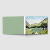 Condolence Watercolor Lake Buttermere Cumbria Gästebuch (Voll)