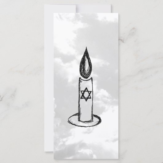 Condolences card (Rückseite)