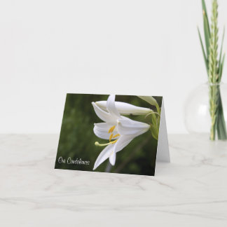 Condolences Floral Card Karte
