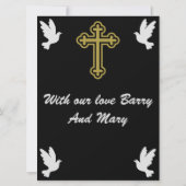 Condolences Message Ehefrau (Rückseite)