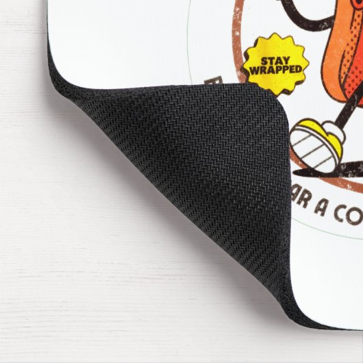 Condom Legend Inappropriate Funny 90s Retro T Funn Mousepad (Ecke)