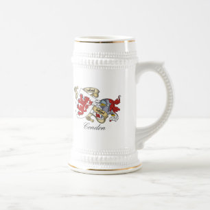 Condon Familienwappen Bierglas