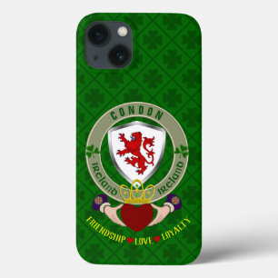 Condon Irish Shield & Claddagh Personalisiert Case-Mate iPhone Hülle
