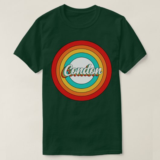 Condon Name Shirt Vintag Condon Circle (Design vorne)
