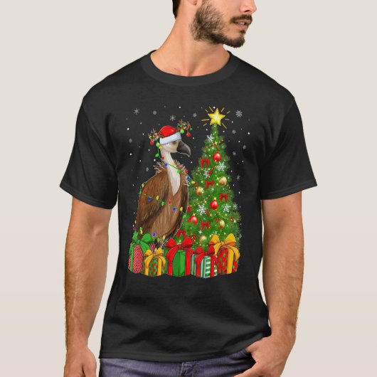 Condor Bird Xmas Holiday Santa Condor Christmas T-Shirt (Vorderseite)
