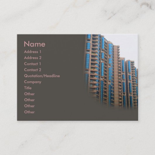 Condos Business Card Visitenkarte (Vorderseite)