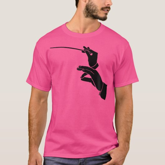 Conductor Clock Music Orchestra T-Shirt (Vorderseite)