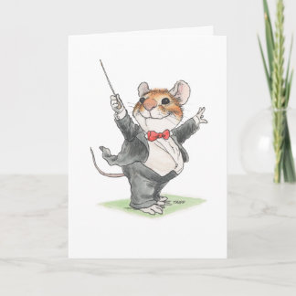 Conductor Mouse Card Karte