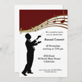 Conductor Orchestra Einladung (Vorne/Hinten)