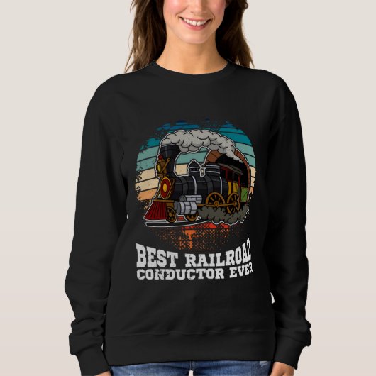 Conductor railroad Model station Railway worker  1 Sweatshirt (Vorderseite)