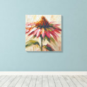 Cone-Blume Impasto-Malerei Leinwanddruck (Insitu (Holzboden))