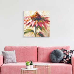 Cone-Blume Impasto-Malerei Leinwanddruck
