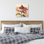 Cone-Blume Impasto-Malerei Leinwanddruck (Insitu (Schlafzimmer))