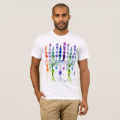 Cone cells rod cells and bipolar neurons of retina T-Shirt (Vorne ganz)