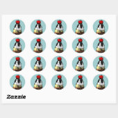Cone cupcake Rundaufkleber Runder Aufkleber (Blatt)