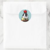 Cone cupcake Rundaufkleber Runder Aufkleber (Tasche)
