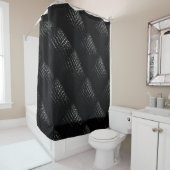 Cone Design Black Dusche Vorhang (Beispiel)