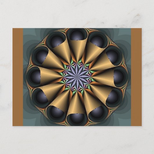 Cone Fraktal Postkarte (Vorderseite)