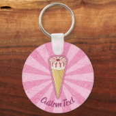 Cone Ice Creme Schlüsselanhänger (Vorderseite)