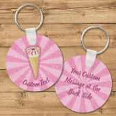 Cone Ice Creme Schlüsselanhänger