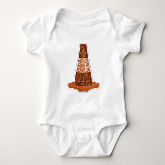 Cone Orange Tarafcone Baby Strampler (Vorderseite)