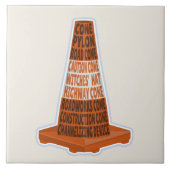 Cone Orange Tarafcone Fliese (Vorderseite)