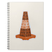 Cone Orange Tarafcone Notizblock (Vorderseite)