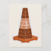 Cone Orange Tarafcone Postkarte (Vorderseite)