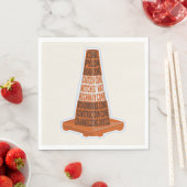 Cone Orange Tarafcone Serviette (Beispiel)