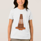Cone Orange Tarafcone Tri-Blend Shirt (Vorderseite)