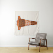 Cone Orange Tarafcone Wandteppich (Beispiel (Horizontal))