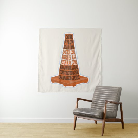 Cone Orange Tarafcone Wandteppich (Beispiel)