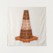 Cone Orange Tarafcone Wandteppich (Vorderseite)