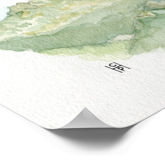 Cone Peak Poster (Ecke)