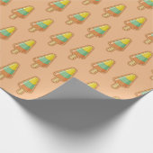 Cone Shaped Sorbet Stick Geschenkpapier (Ecke)