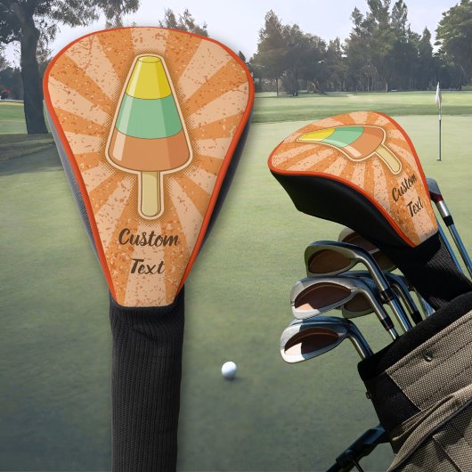 Cone Shaped Sorbet Stick Golf Headcover
