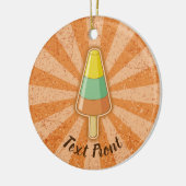 Cone Shaped Sorbet Stick Keramik Ornament (Links)