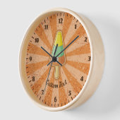 Cone Shaped Sorbet Stick Large Clock Uhr (Winkel)