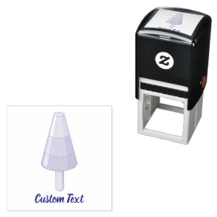 Cone Shaped Sorbet Stick Permastempel