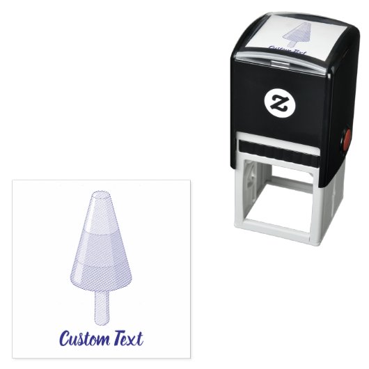 Cone Shaped Sorbet Stick Permastempel (Beispiel)