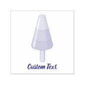 Cone Shaped Sorbet Stick Permastempel (Design)