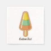 Cone Shaped Sorbet Stick Serviette (Vorderseite)