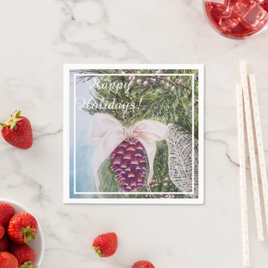 Cone und Bow Party Serviette (Beispiel)