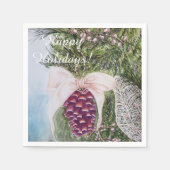 Cone und Bow Party Serviette (Vorderseite)