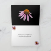 Coneflower Anfang-Glückwunsch-Einzelteile Karte (Innenseite)