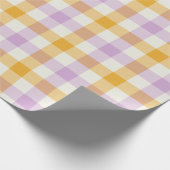 Coneflower Gingham - Wrapping Paper Geschenkpapier (Ecke)