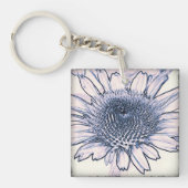 Coneflower Sketch Acrylic Schlüsselanhänger (Vorderseite)