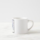 Coneflower Sketch Espressotasse (Rechts)